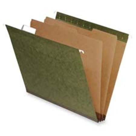 Esselte Pendaflex Esselte Pendaflex Corporation ESS59254 Hanging Folder- w- 2 Dividers- 6 Sections- Letter - Green ESS59254